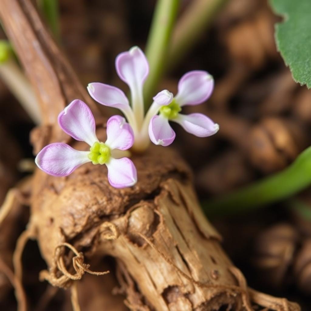 Baldrianwurzel und -blüte als natürlicher Inhaltsstoff